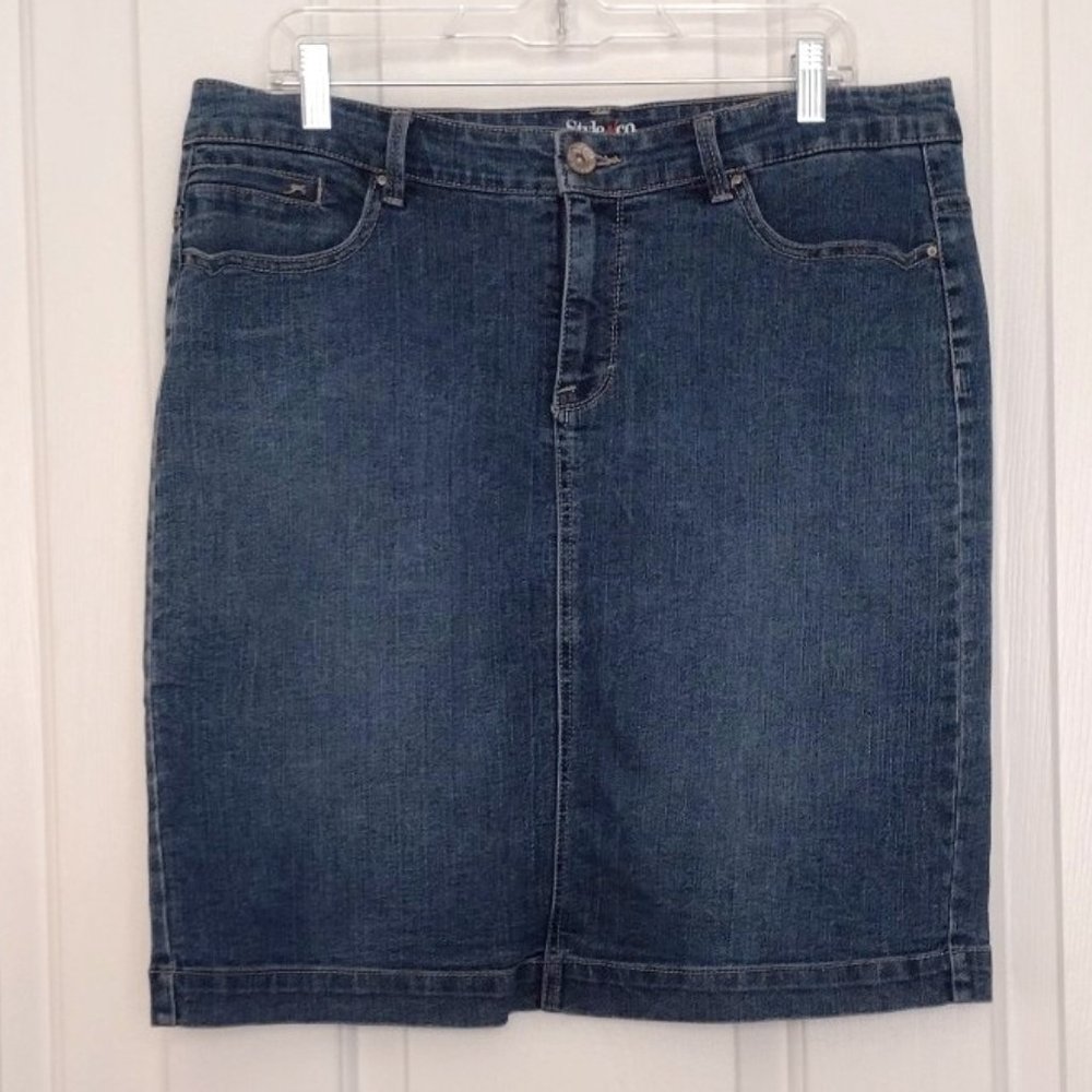 Style & Co Jean Skirt